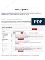 Petición de Documento y Openurl