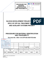 BK91-1310-CPF-000-CNS-PCD-0058 - 0 - Procedure For Material Identification and Traceability-C1