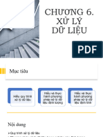 chương 6 - Xử lý dữ liệu