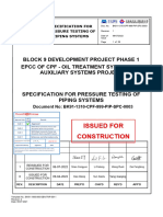 BK91-1310-CPF-999-PIP-SPC-0003_1_Specification for Pressure Testing of Piping Systems-C1