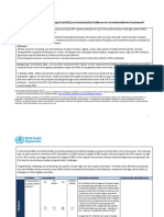 Evidence To Recommendation Table 1 Dose Vs 2 Dose