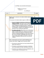 ECONOMICS IMPORTANT QUESTION CLASS 10