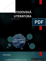 StredovekÃ¡ Literatãºra - Maturitnã¡ Tã©ma 2