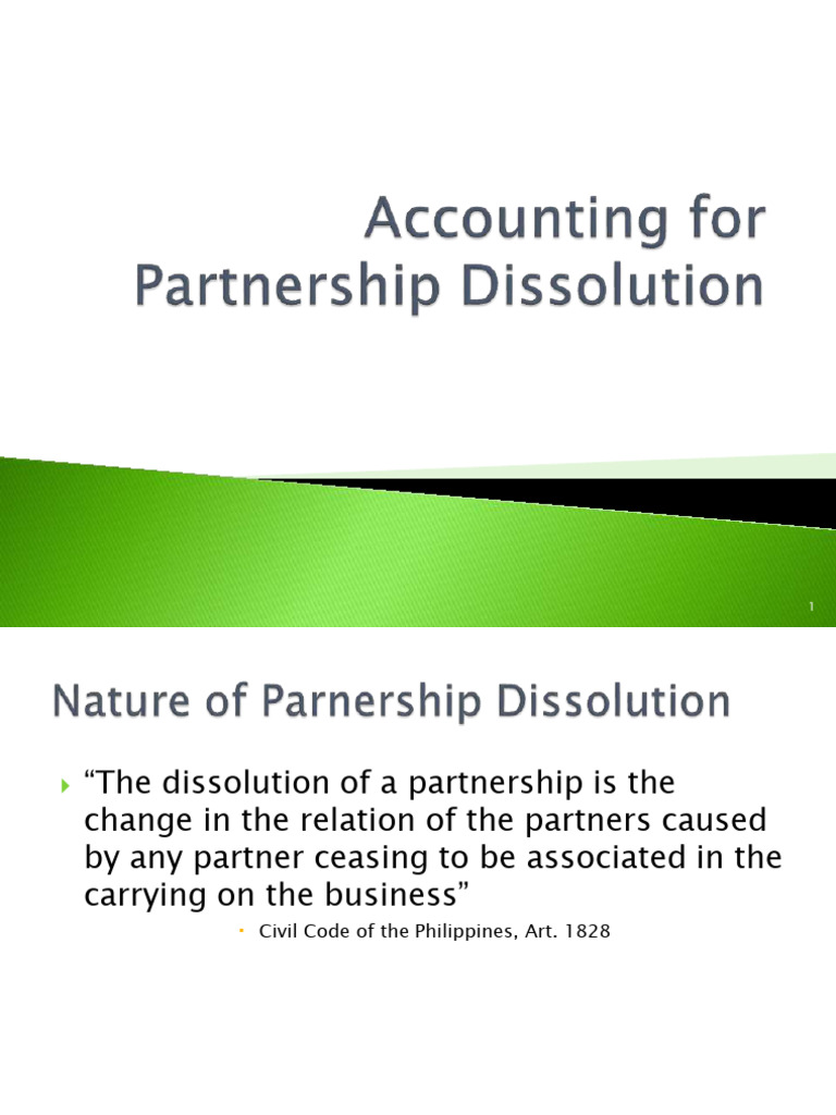 Partnership Dis.03.14.2024 | PDF | Debits And Credits | Expense