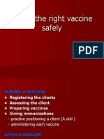 Giving Immunization