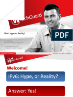 WG - Ipv6 Hype or Reality