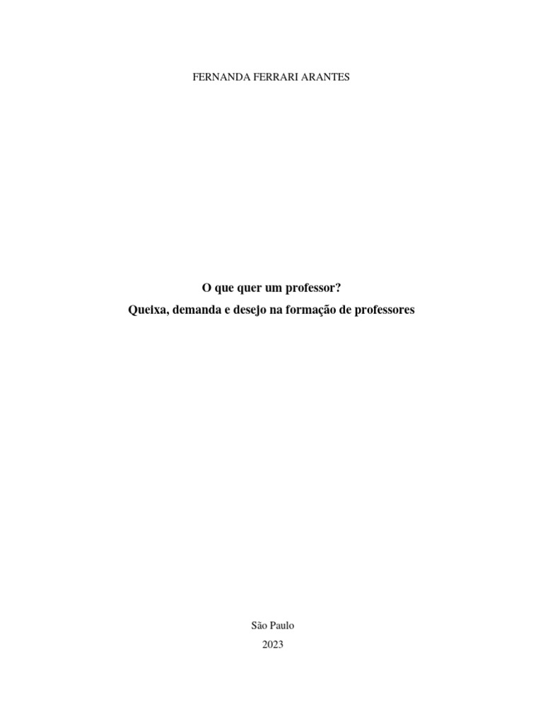 Fernanda Ferrari Arantes Rev | PDF | Inclusão (Educação) | Sociologia