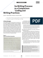 Debugging the Writing Process - Lessons From a Comparison of Students’ Coding and Writing Practices