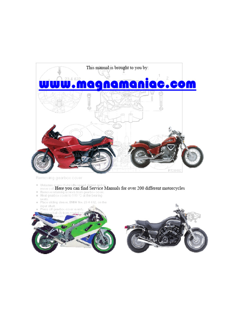 Honda VF 700 - VF 750 - VF 1100 - Repair Manual - 1982-1988