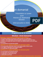 DROIT DOMANIAL Power Point Version Finale