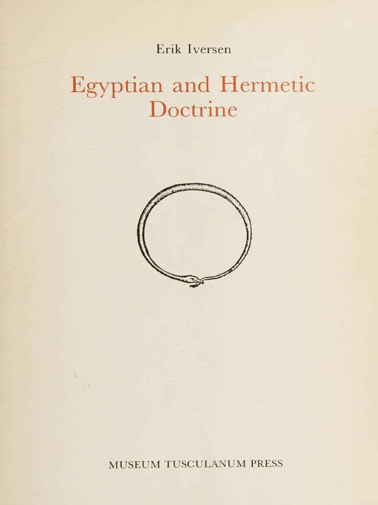 Egyptian & Hermetic Doctrine PDF Creator Deity Osiris
