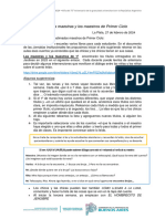 Carta A Las Maestras y Los Maestros de Primer Ciclo