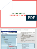 SAP S4 HANA SD Shipment in SAP ERP 1705600941