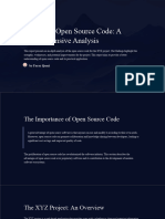 Report On Open Source Code A Comprehensive Analysis