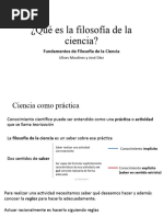 Qué Es La Filosofía de La Ciencia
