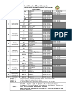 Time Table  Third Term