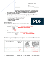 Q2 LAS Evaluating Algebraic Expression