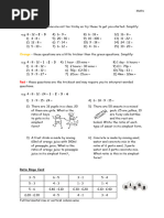 Differentiated Worksheet 4