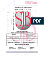 Silabo Derecho Constitucional II