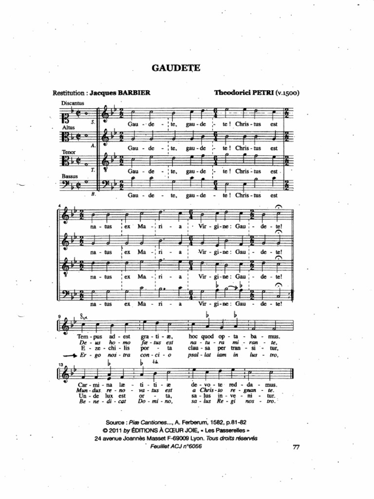 Gaudete | PDF