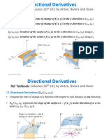 Lesson 05 - Directional Derivatives