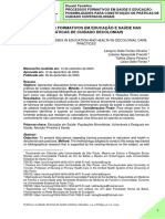 EDUCAÇÃO E SAÚDE NAS PRÁTICAS DE CUIDADOS DECOLONIAIS