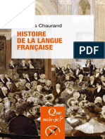 Histoire de La Langue Française Jacques Chaurand Z Library