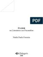 Livro O Amor Na Literatura e Na Psicanálise - Nadiá