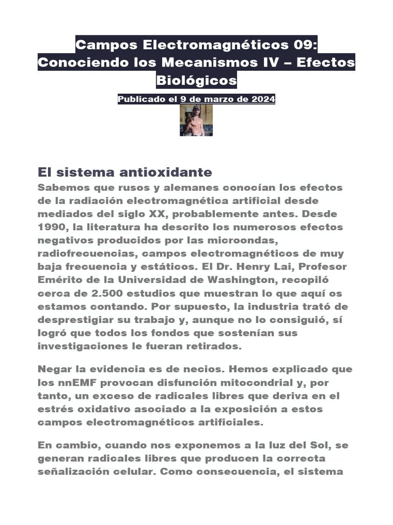 Campos Eléctricos 09 | Descargar gratis PDF | Antioxidante | Glutatión