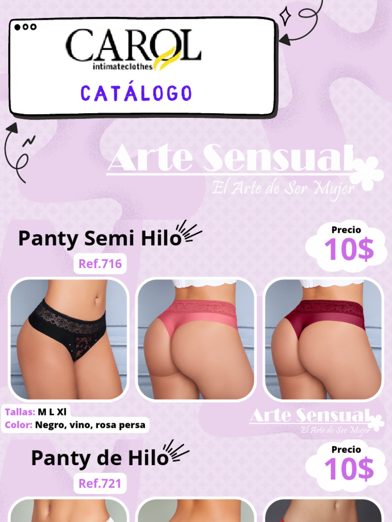 Catálogo de Ropa Interior Carol 2025 | PDF