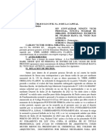 Incidente de Nulidad Cochabamba