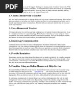 How To Keep Track of Students Homework