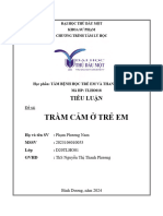 D20TLH Phạm Phương Nam - Tiểu luận Tâm bệnh học trẻ em