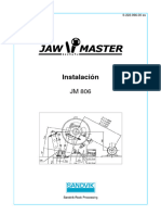 Jaw Master JM 806 CJ408-Instalacion