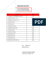 Daftar Obat High Alert