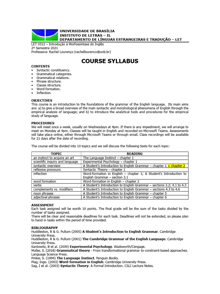 Introduction to English Morphosyntax | PDF | Morphology (Linguistics ...
