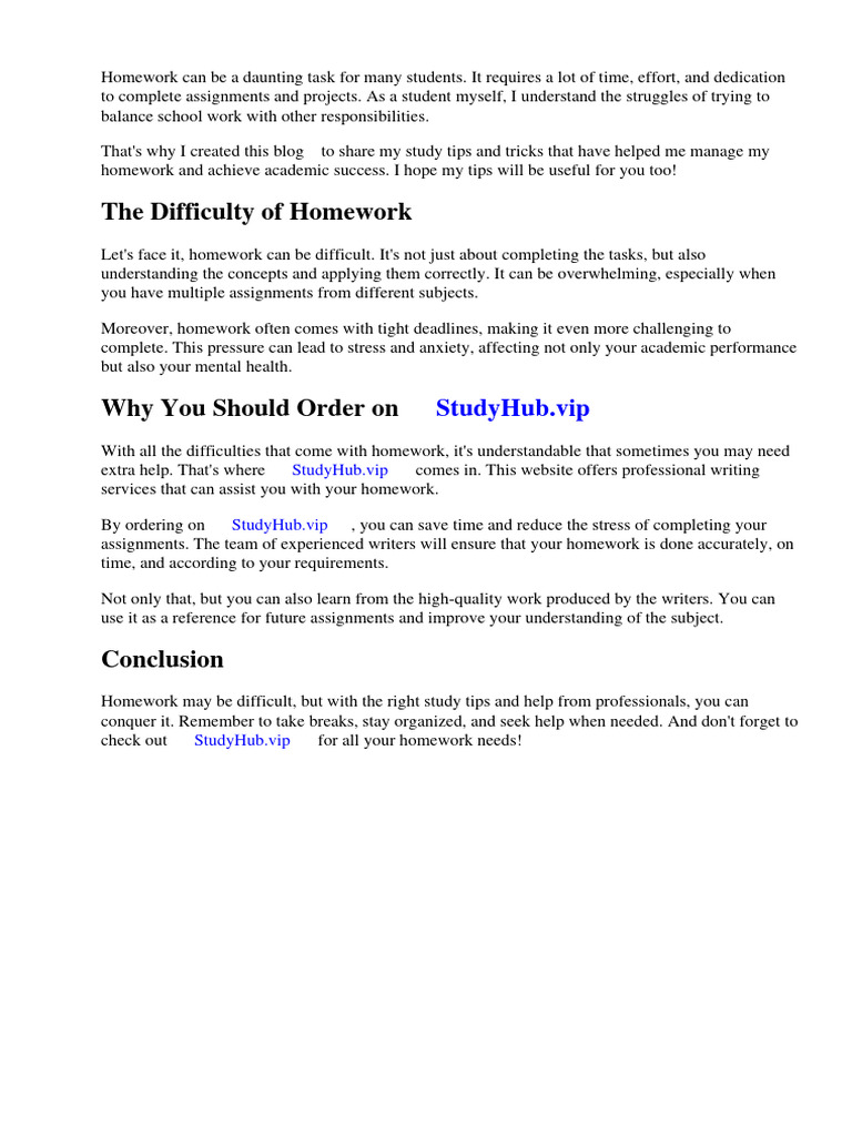 Graces Homework Study Tips Blog Pdf Homework Mind
