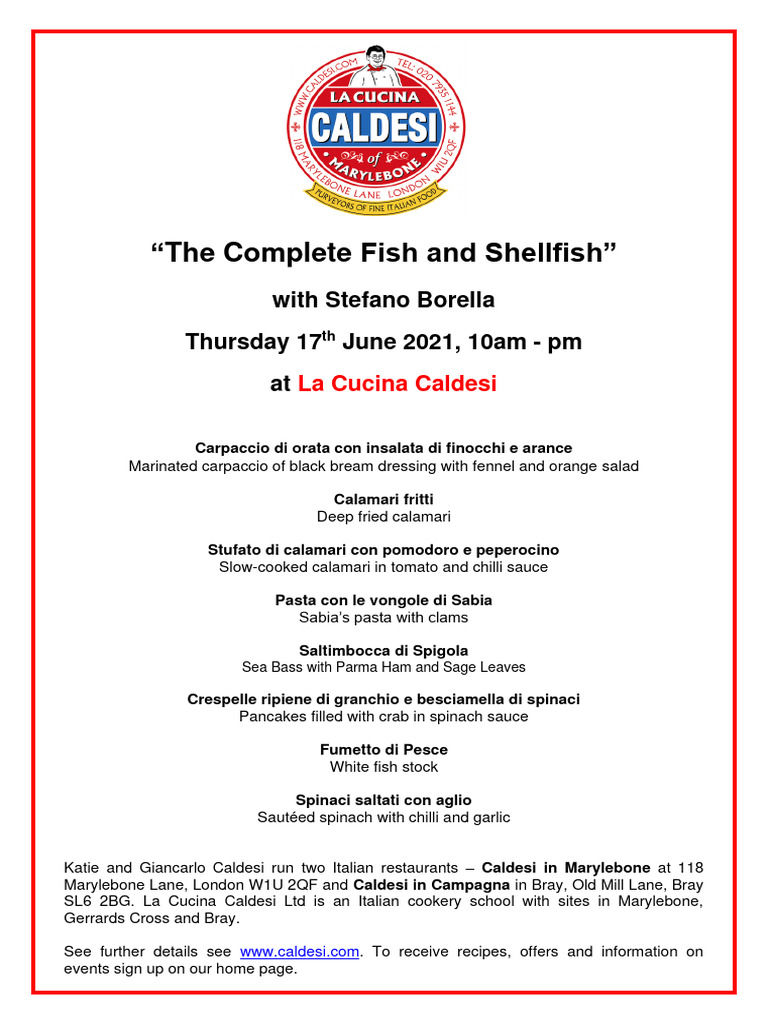 The Complete Fish Shellfish 17.06.2021 | PDF | Pancake | Foods
