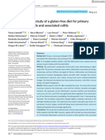 A prospective pilot study of a gluten‐free diet for primary sclerosing