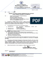 Division Memorandum No. 114 S. 2024 Hiring of School Based Administrative Support Staff Under Contract of Service