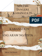Kabanata 29-30 (Francis Joash Candelaria)