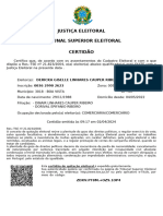 Certidão Eleitoral