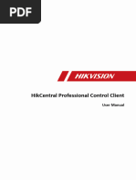 User Manual of Hikcentral Professional Control Client