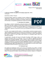 Ejmplo de Informe de Auditoria