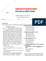 Prueba Diagnóstica  área de castellano 8° n°2 (1)