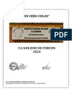 PLAN CERO COLAS - P.S SAN JOSE DE PORCON