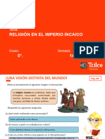 5° - Historia - Religión en El Imperio Incaico (Con Audio)