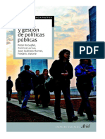 Análisis y Gestión de Políticas Públicas - Subirats