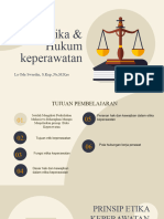 Etika & Hukum Keperawatan: La Ode Swardin, S.Kep.,Ns, M.Kes