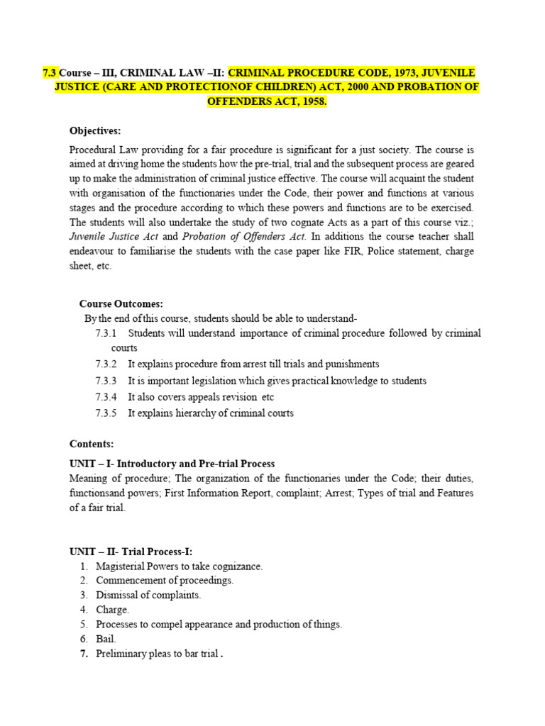 34CriminalLaw II | PDF | Criminal Procedure In South Africa | Criminal ...
